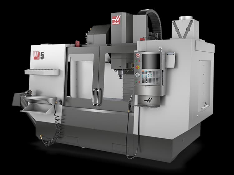 HAAS VF5 — CNC machine at ACA